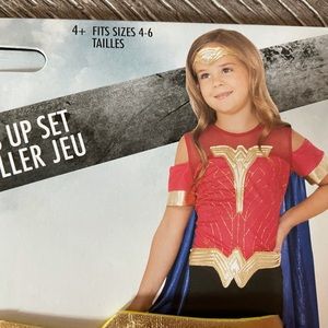 DC Wonder Woman Costume- Size:(4-6)